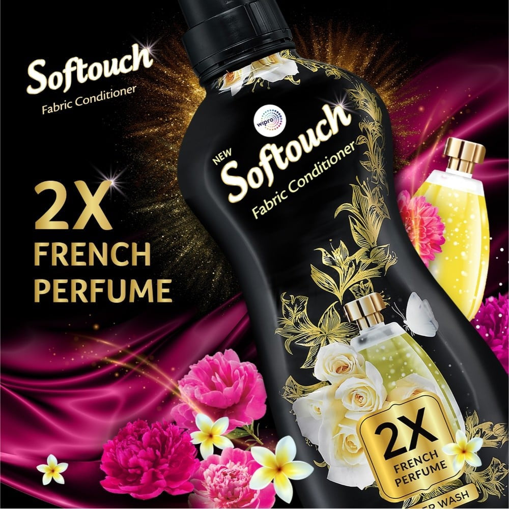 Softouch 2X French Perfume Fabric Conditioner : 210 ml