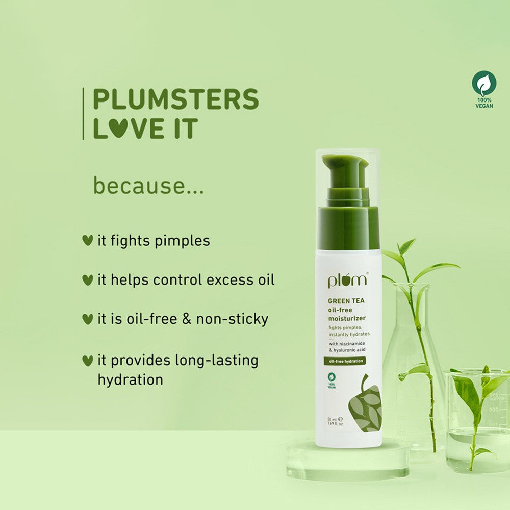 Plum Green Tea Oil & Fragrance Free Moisturizing Cream : 50 ml