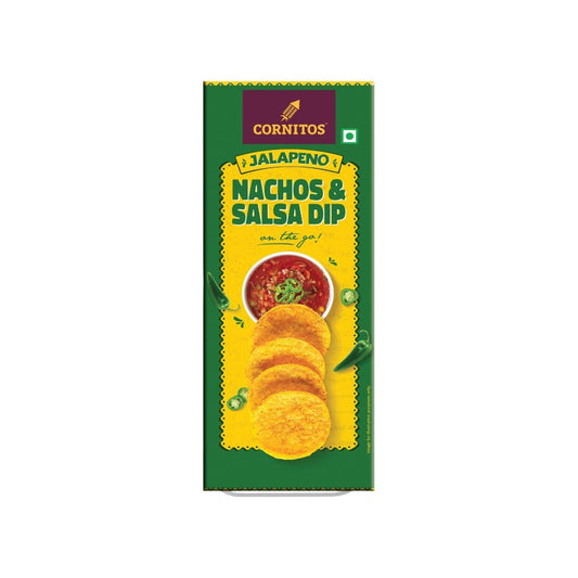 Cornitos Crisps Jalapeno Nachos & Salsa Dip : 70 g