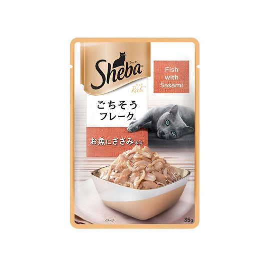 Sheba Rich - Wet Cat Food -Fish with Sasami : 35 g