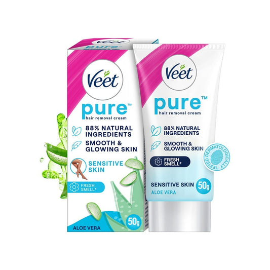 Veet Aloe Vera Sensitive Skin Hair Removal Cream : 50 g