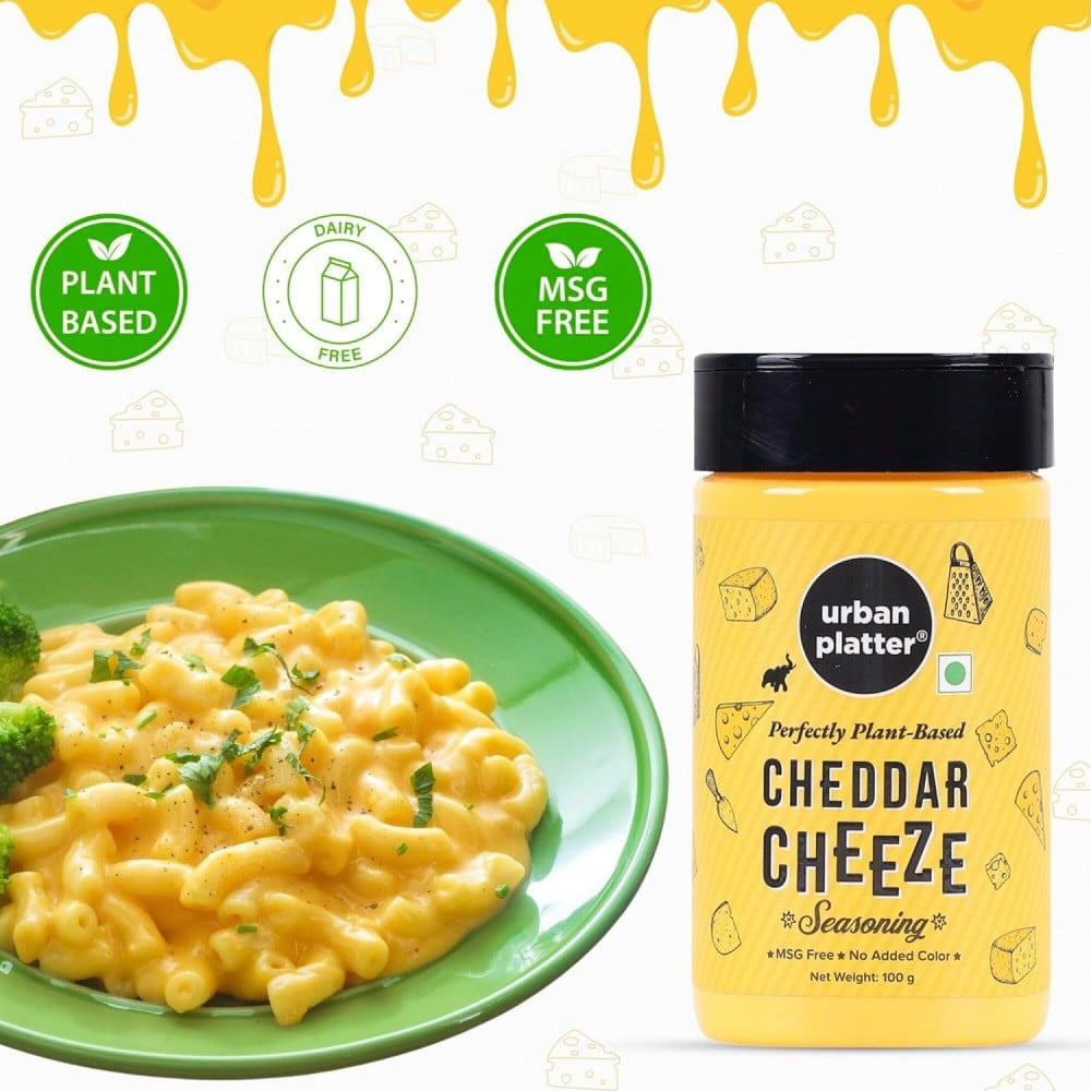 Urban Platter Vegan Cheddar Cheese Seasoning : 100 g