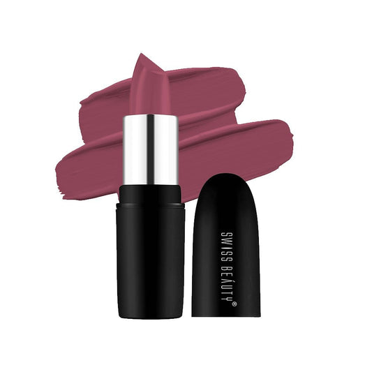 Swiss Beauty Pure Matte Lipstick (Hot Nude) : 3.8 g