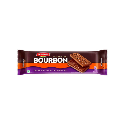 Britannia The Original Bourbon Creme Biscuit With Chocolate : 150 g