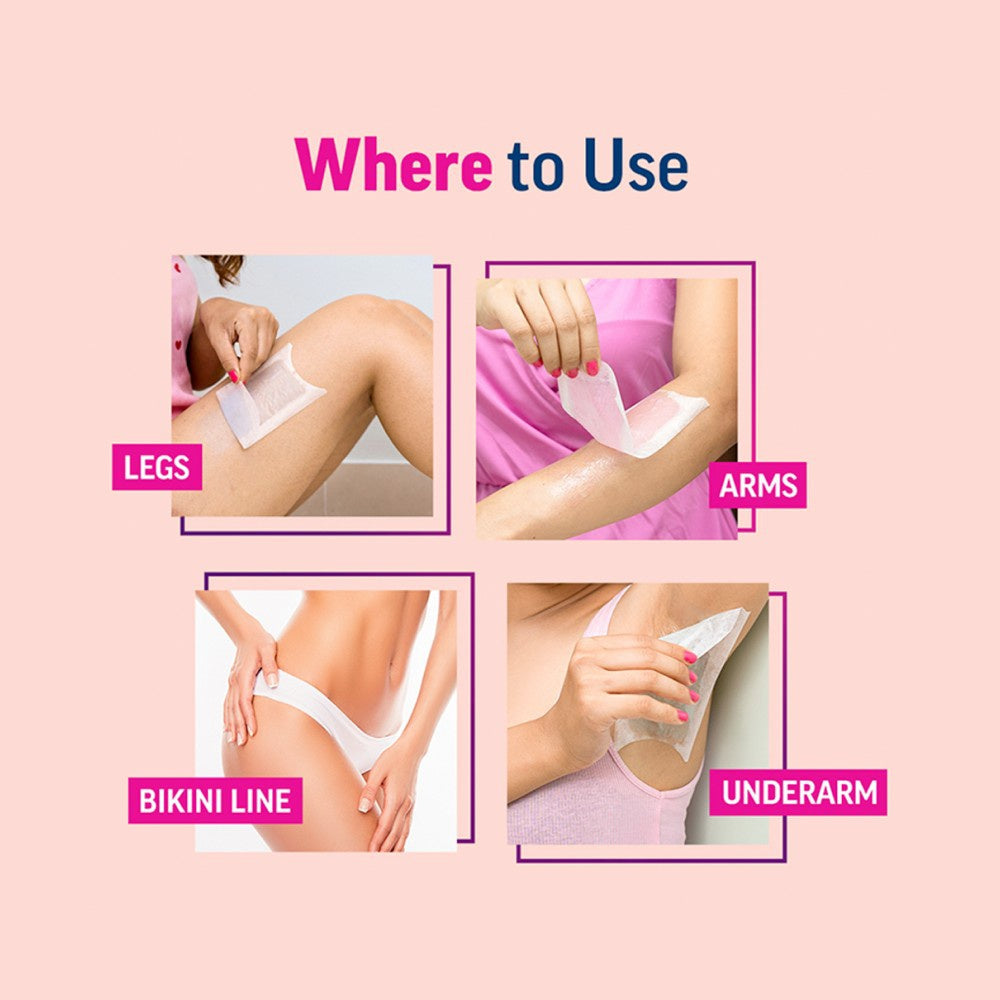 Veet Hair Removal Wax Strips (Dry Skin) : 1 pack (20 strips)