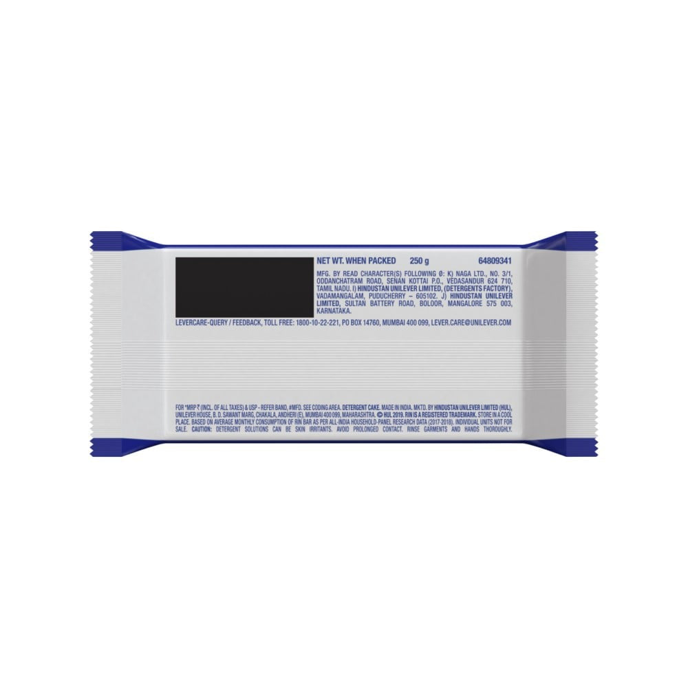 Rin Detergent Bar : 4 x 250 g