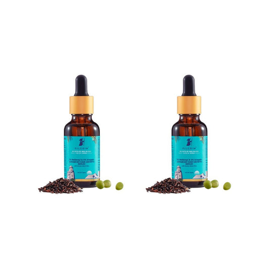 Pilgrim 3% Redensyl + 4% Anagain Advanced Hair Serum - Pack of 2 : 2 x 30 ml