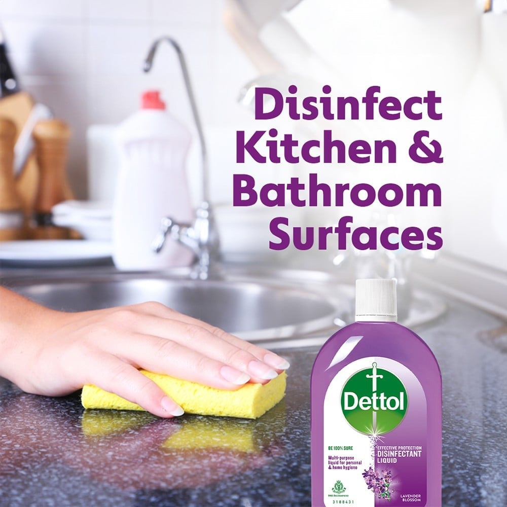 Dettol Multipurpose Liquid Disinfectant - Lavender Blossom : 1 ltr