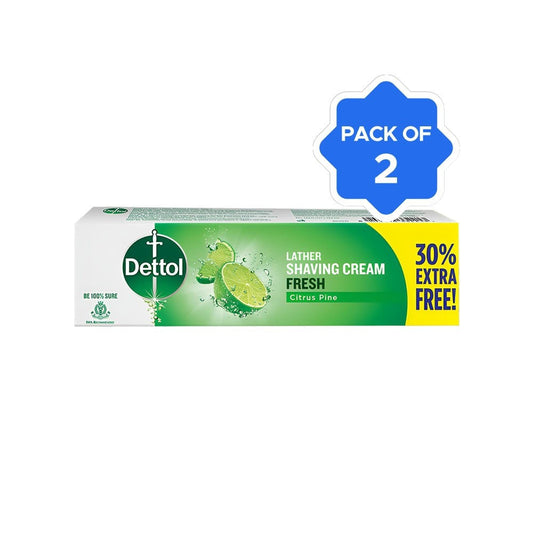 Dettol Fresh Shaving Cream - Pack of 2 : 2 x 78 g
