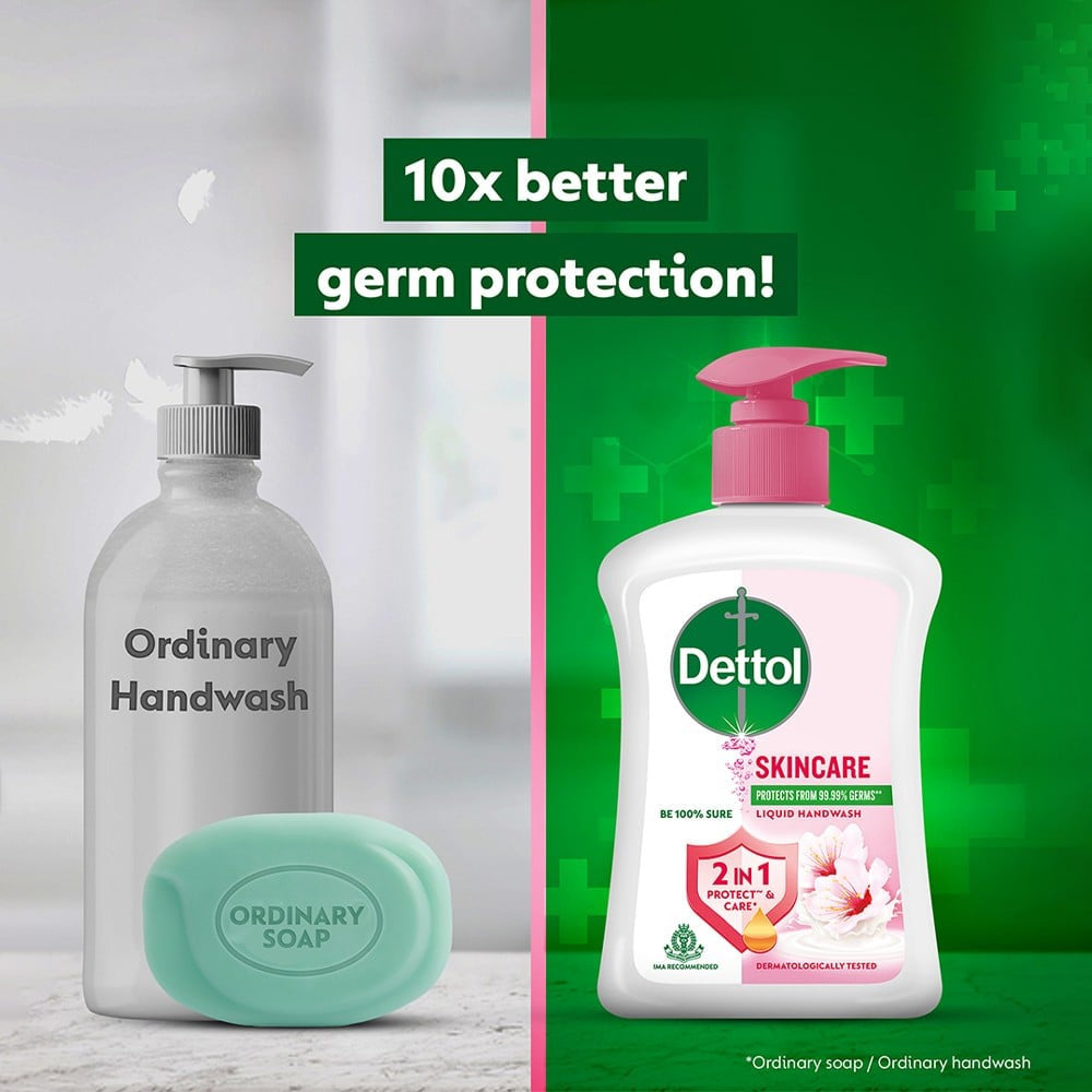 Dettol Skincare Hand Wash - Pack of 2 : 2 x 200 ml