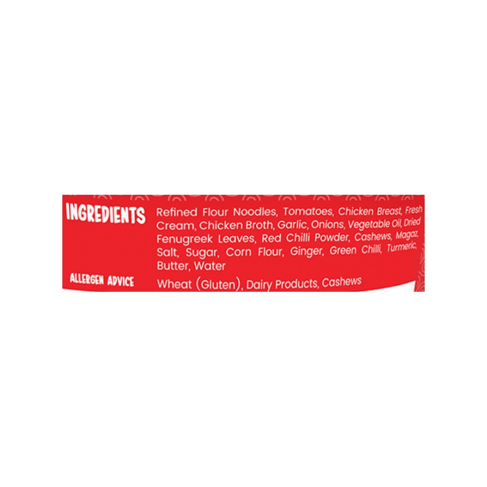 Yu Butter Chicken Cup Noodles - Pack of 3 : 3 x 70 g