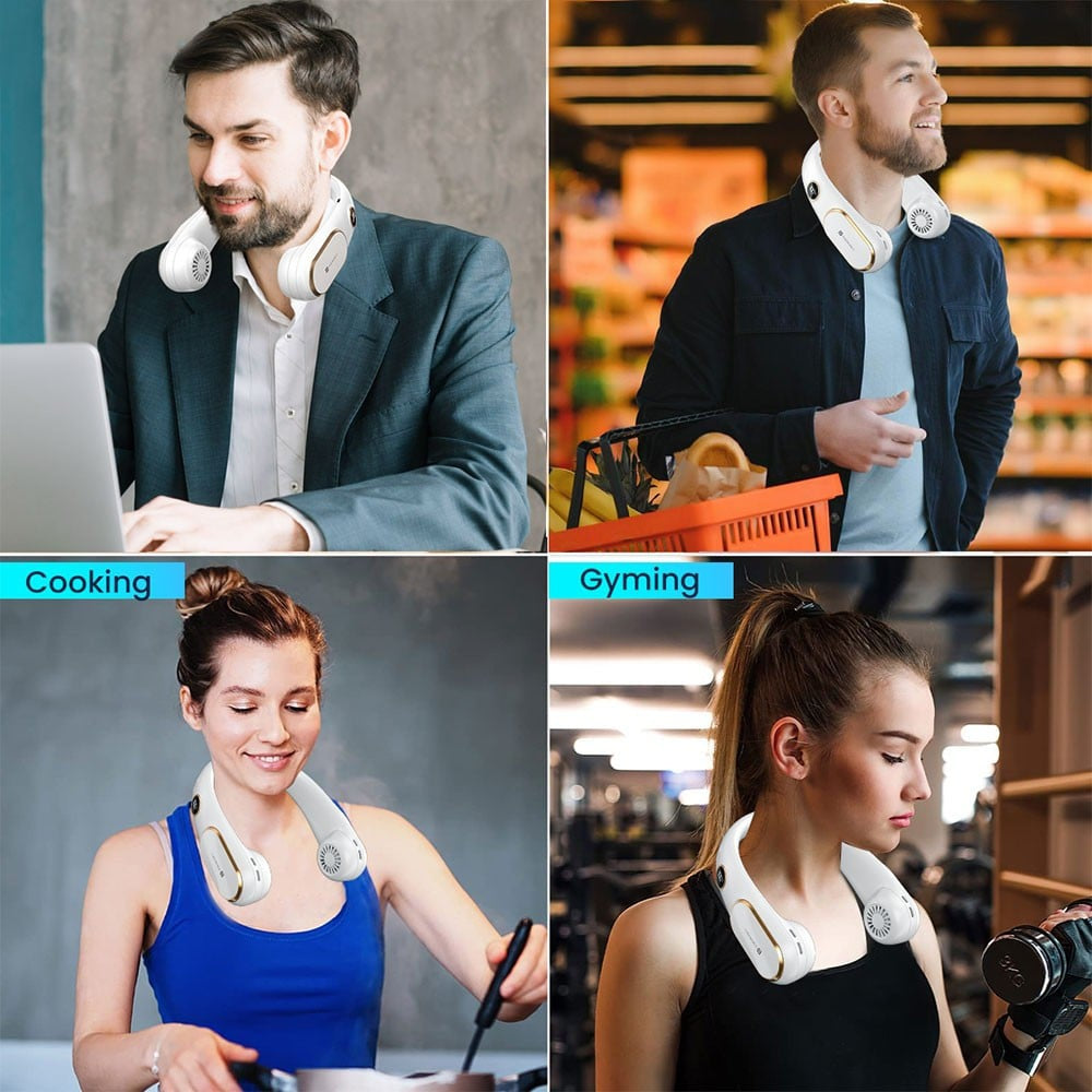 Portronics GoBreeze Portable Fan (White) : 1 unit