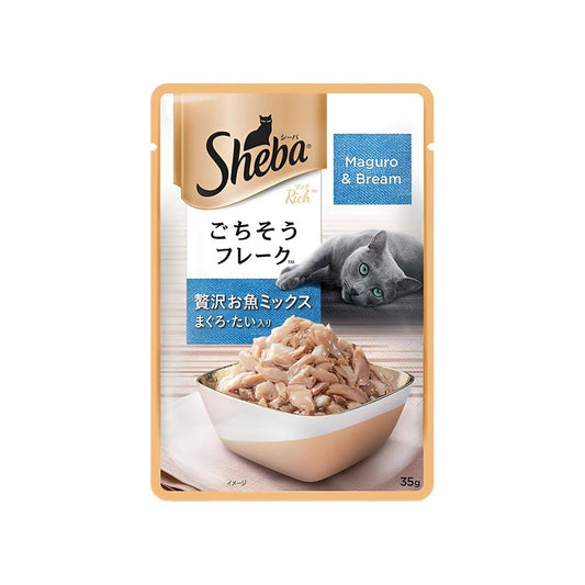 Sheba Rich - Wet Cat Food - Fish Mix Maguro & Bream : 35 g