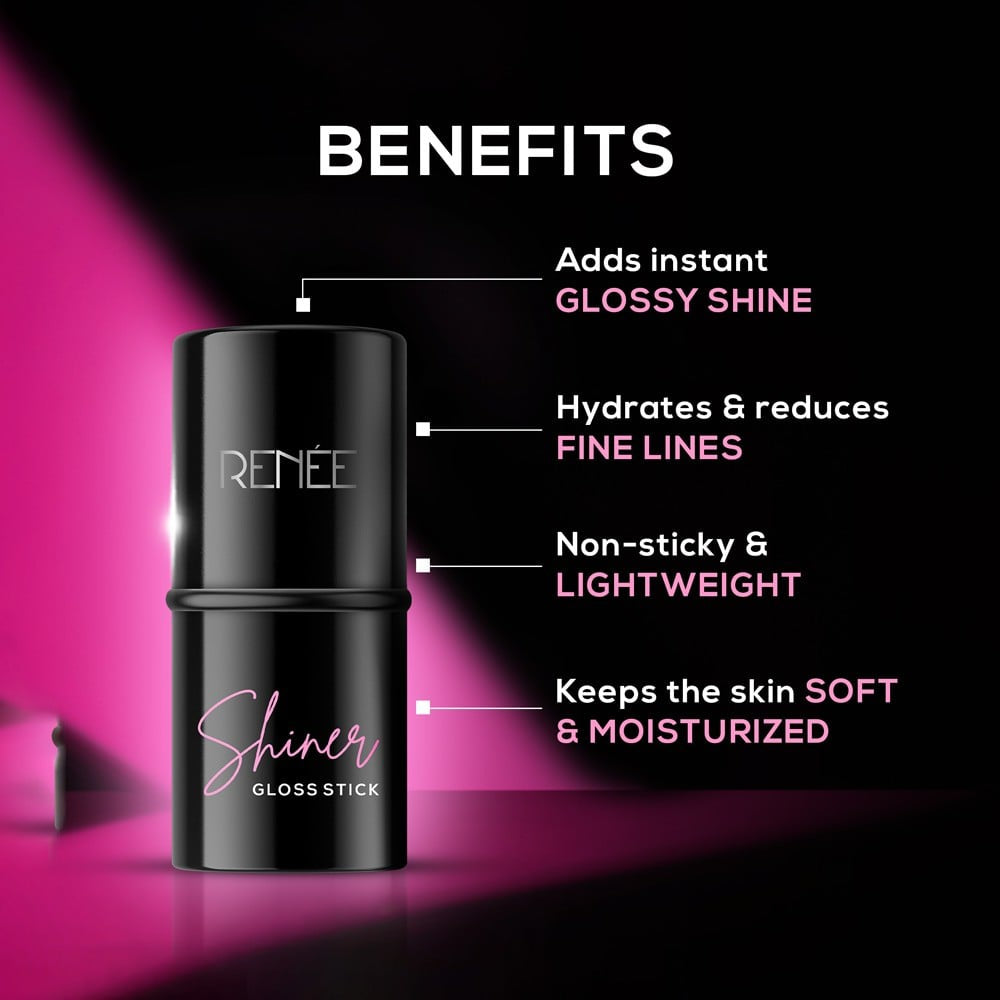 Renee Shiner Gloss Face Highlighter Stick (Transparent) : 5 g