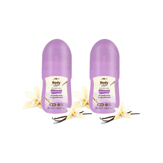 Plum BodyLovin' Vanilla Vibes Deodorant Roll on - Pack of 2 : 2 x 50 ml