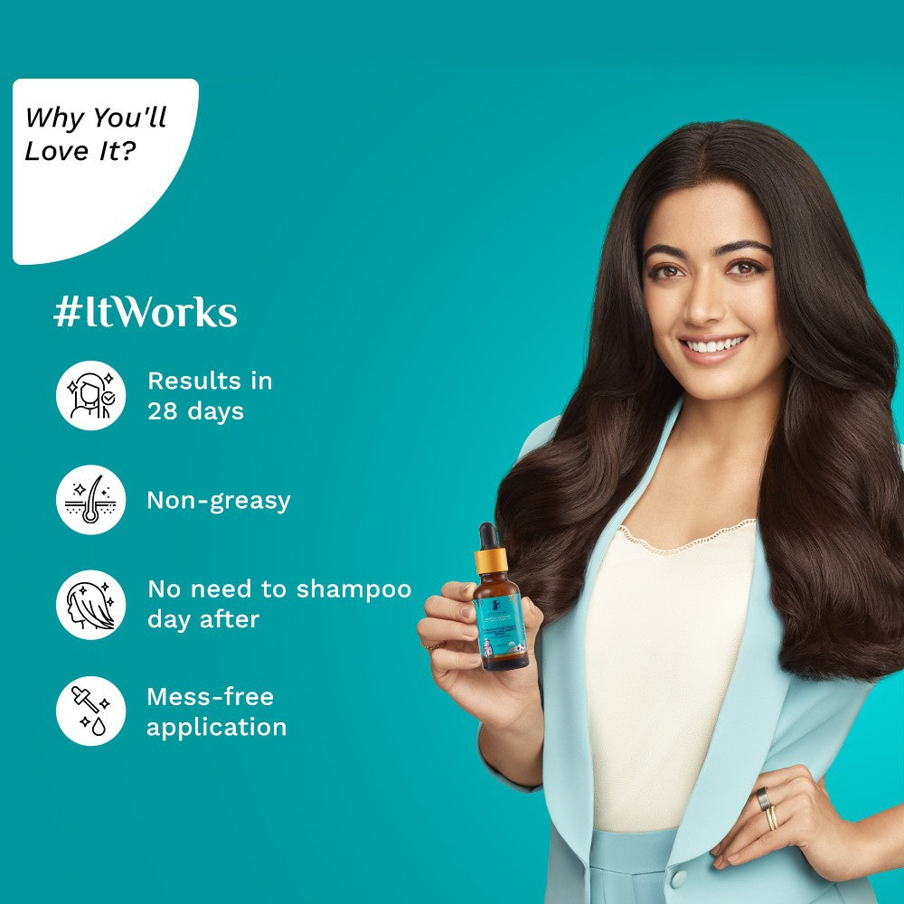 Pilgrim 3% Redensyl + 4% Anagain Advanced Hair Serum : 30 ml