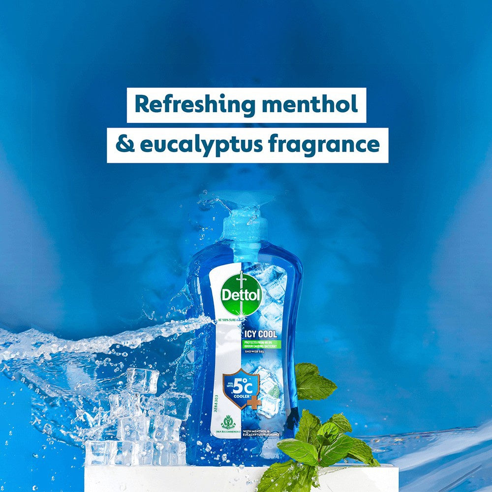 Dettol Icy Cool Shower Gel : 500 ml
