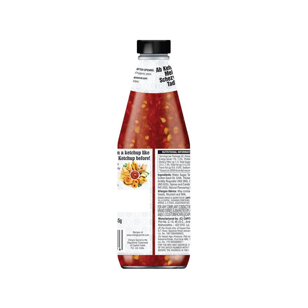 Ching's Secret Schezwan & Tomato Sauce Ketchup : 485 g