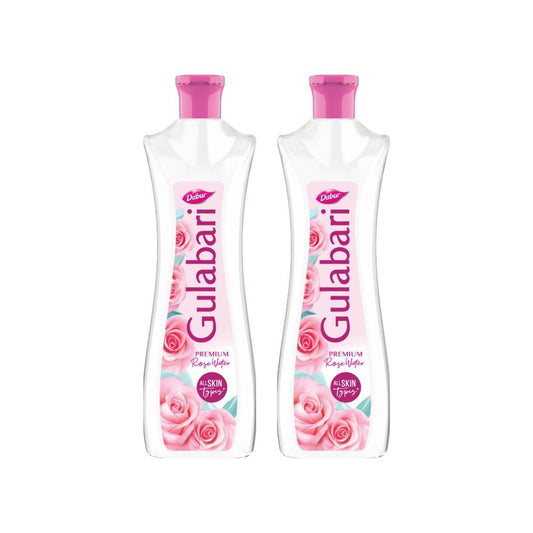 Dabur Gulabari Premium Rose Water Paraben Free Skin Toner - 250 ml - Pack of 2 : 2 x 250 ml