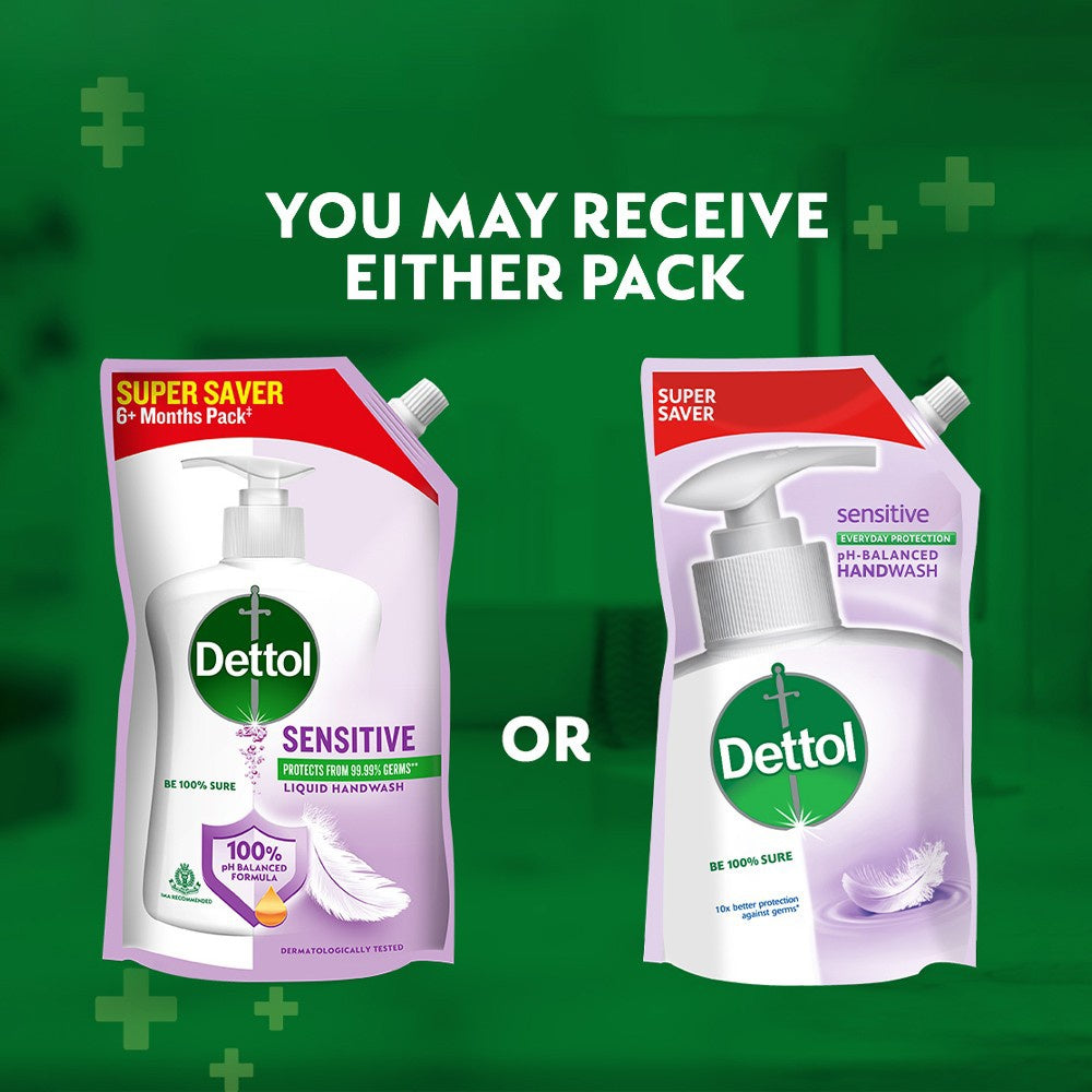 Dettol pH-Balanced Sensitive Hand Wash (Refill) : 675 ml