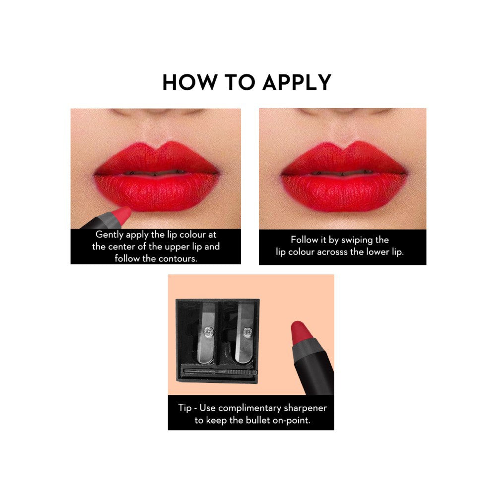 SUGAR Matte As Hell Lip Crayon (Miss Rosa 32) : 2.5 g
