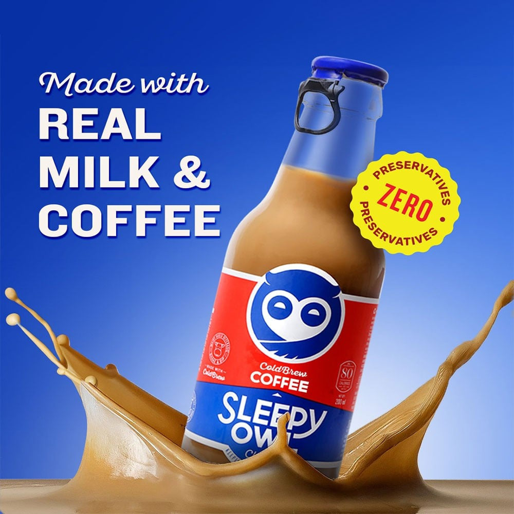 Sleepy Owl Classic Cold Coffee Made with Cold Brew : 200 ml