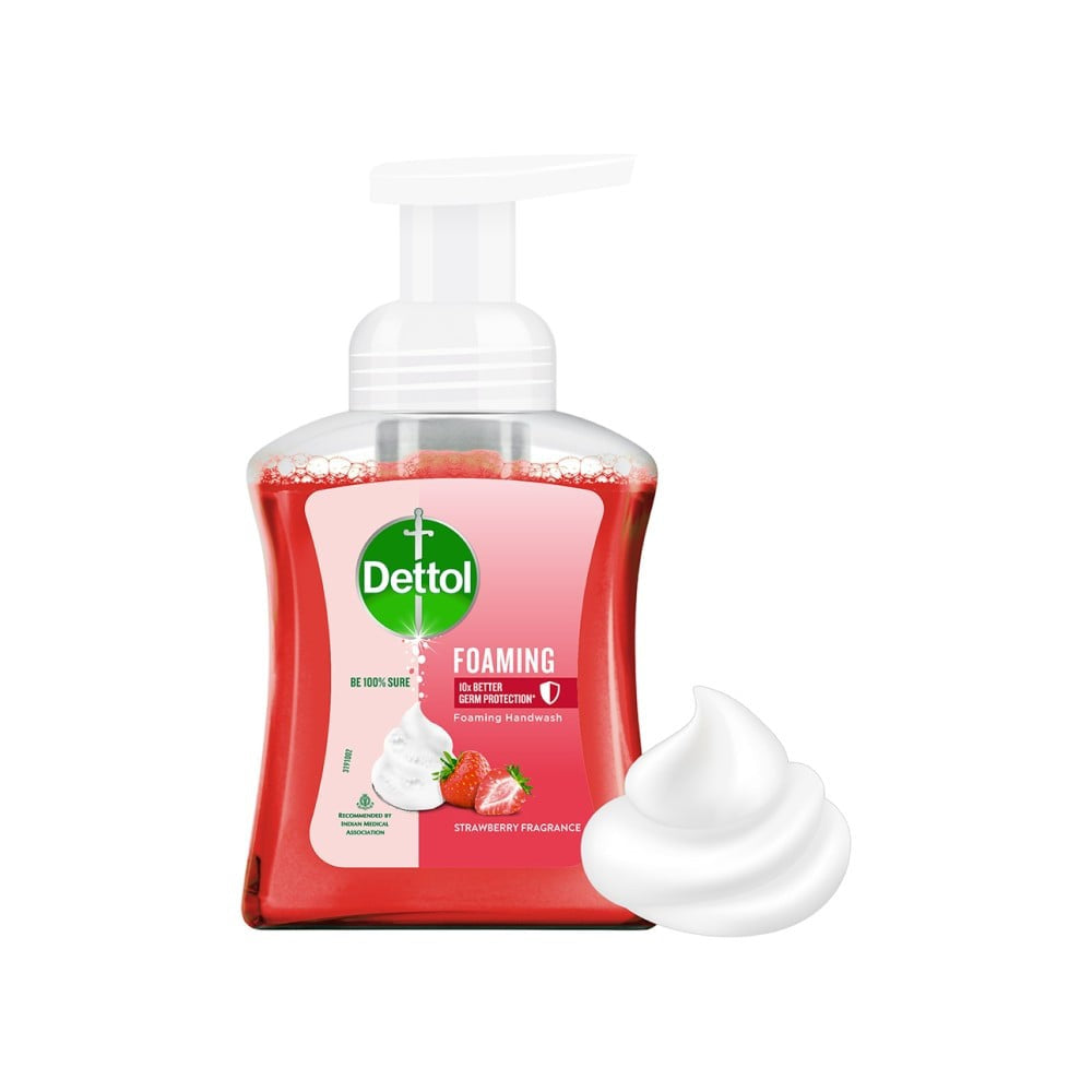 Dettol Strawberry Fragrance Foaming Handwash : 250 ml