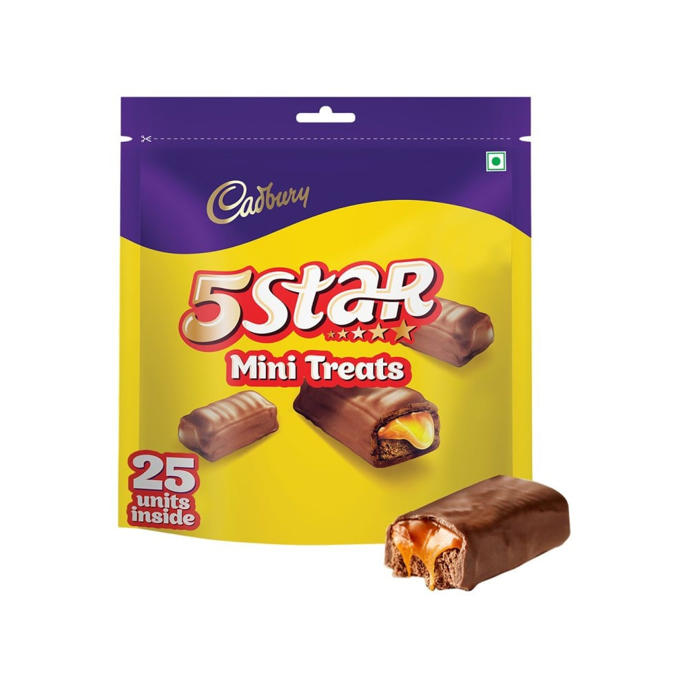 Cadbury 5 Star Chocolate Home Treats Bars : 252.5 g