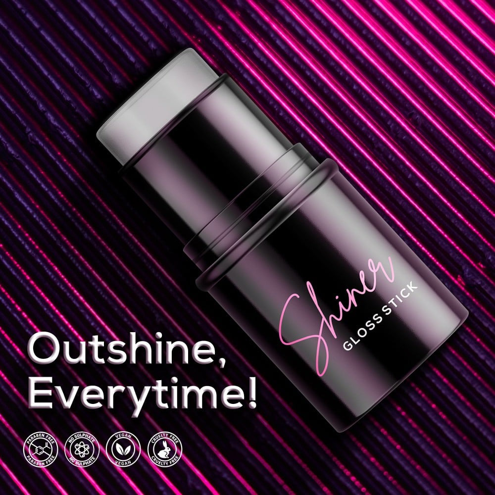 Renee Shiner Gloss Face Highlighter Stick (Transparent) : 5 g