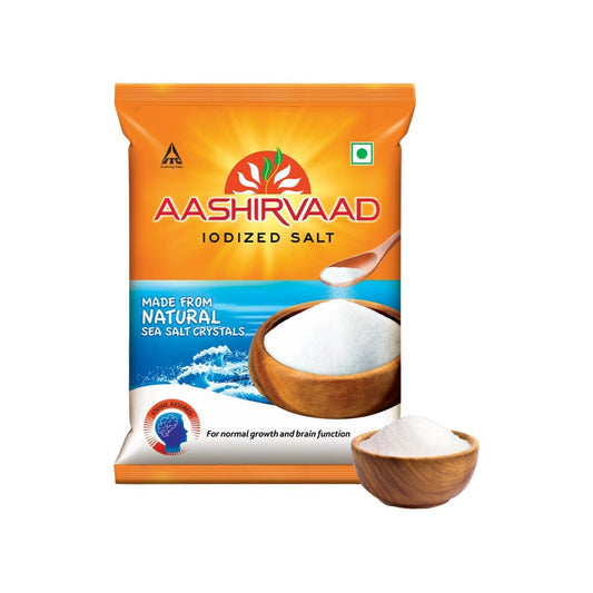 Aashirvaad Iodized Natural Salt : 1 kg