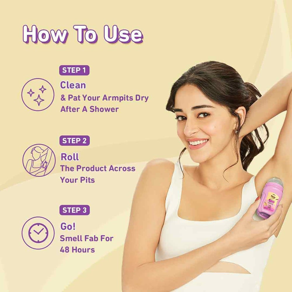 Plum BodyLovin' Vanilla Vibes Deodorant Roll on - Pack of 2 : 2 x 50 ml