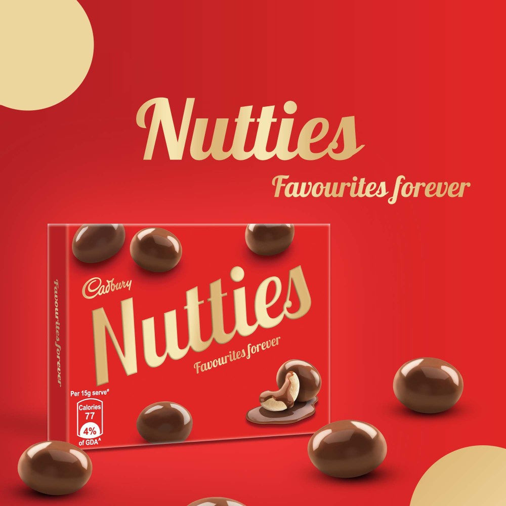 Cadbury Nutties Shaped Chocolates : 30 g