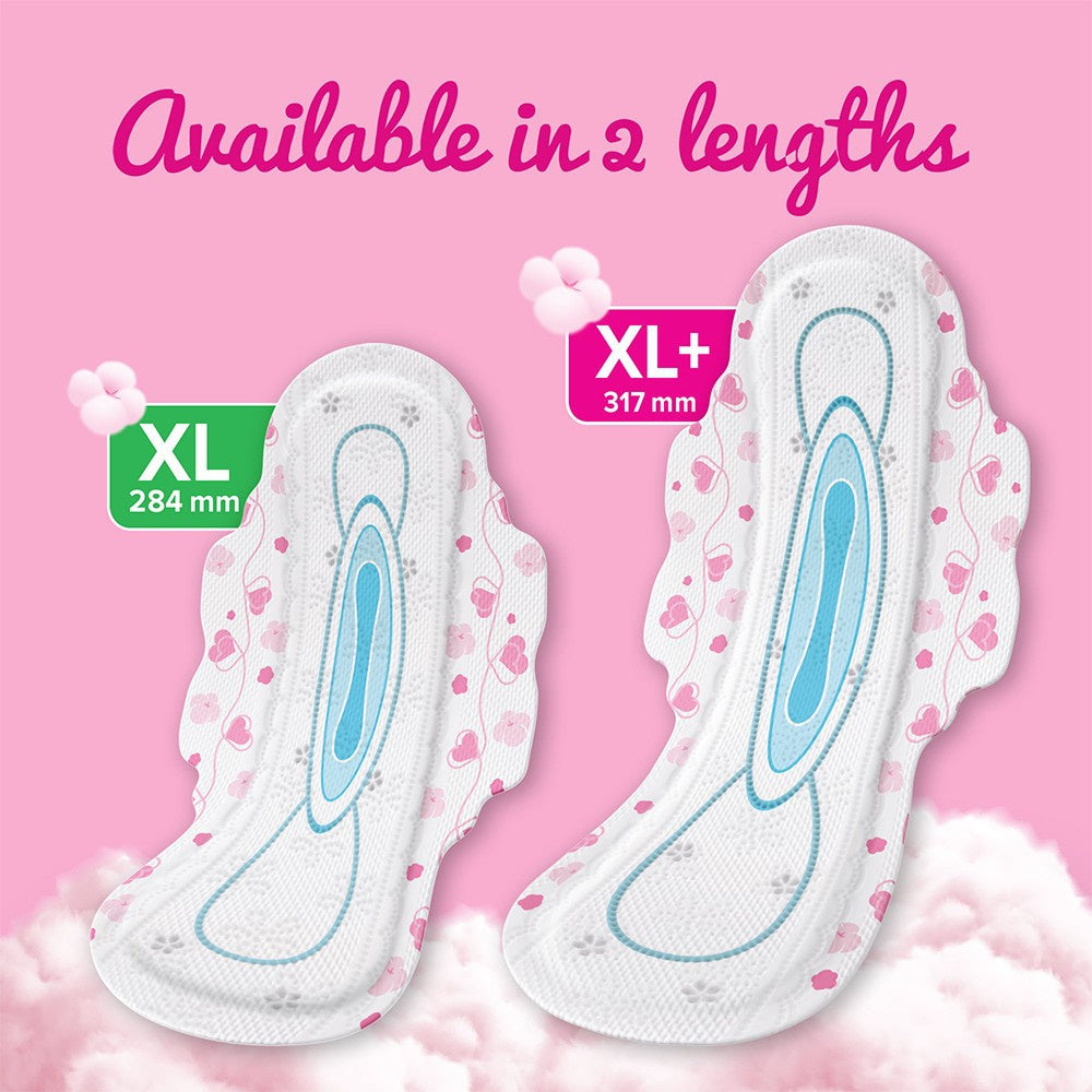Whisper Daily Liners Clean & Fresh Panty Liners + Ultra Soft Air Fresh Pores Sanitary Pads Combo : 20 pieces + 1 pack (15 pieces)