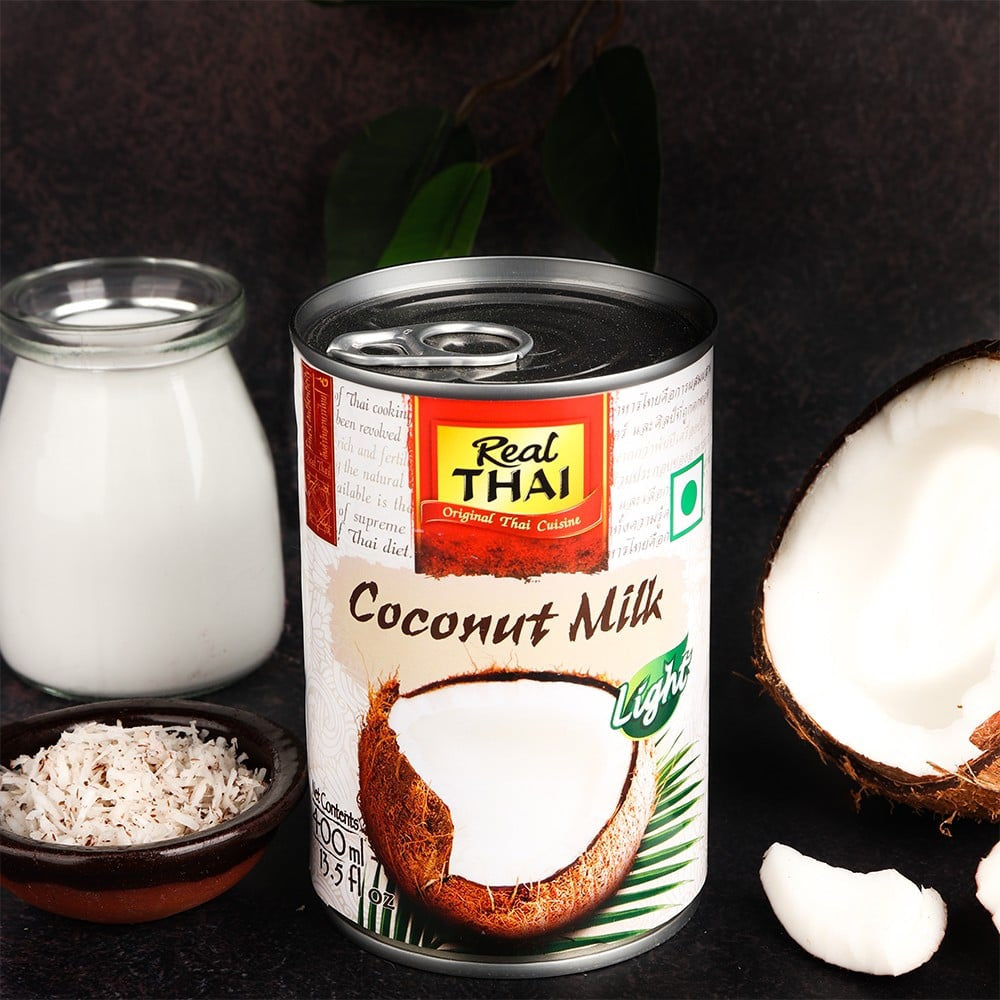 Real Thai Lite Coconut Milk : 400 ml