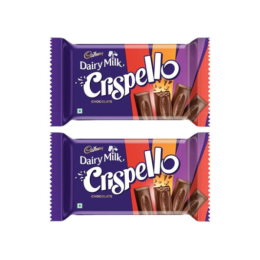 Cadbury Dairy Milk Crispello Wafer Chocolate - Pack of 2 : 2 x 35 g
