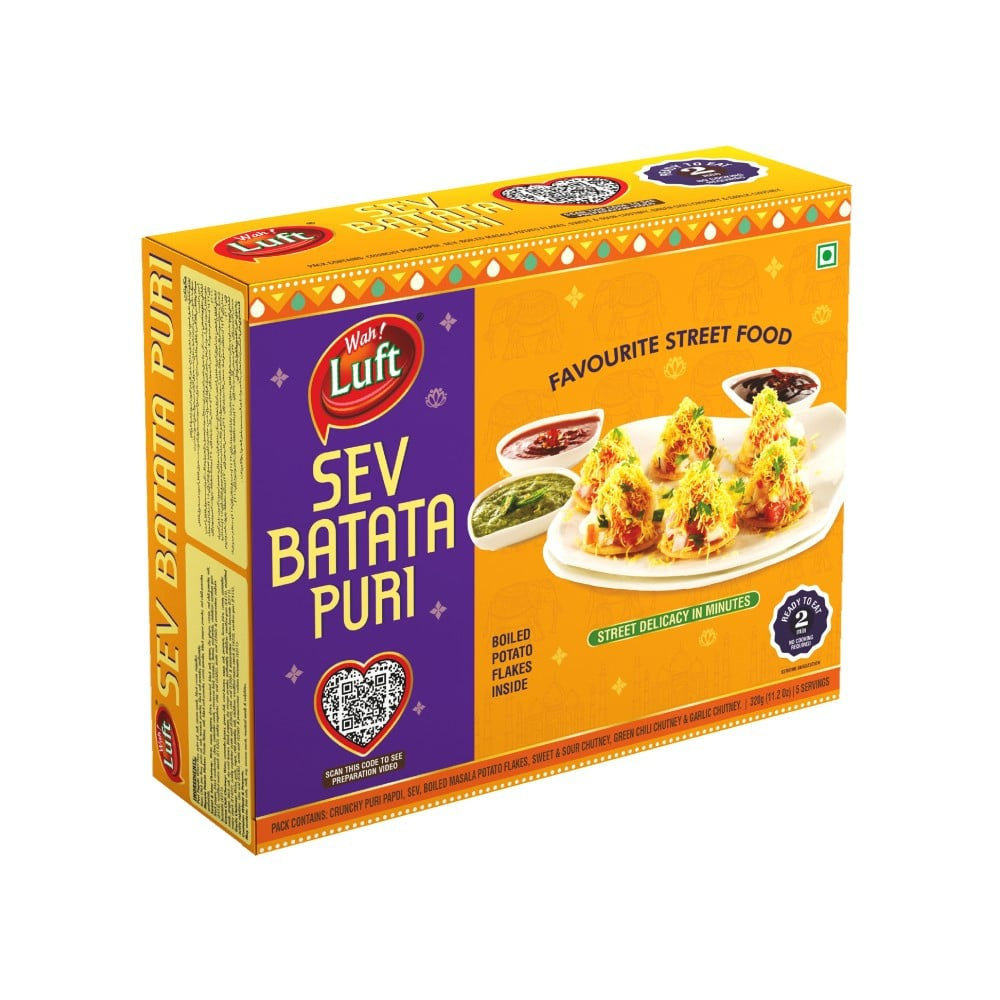 Wah Luft Batata Sevpuri, Box : 320 g