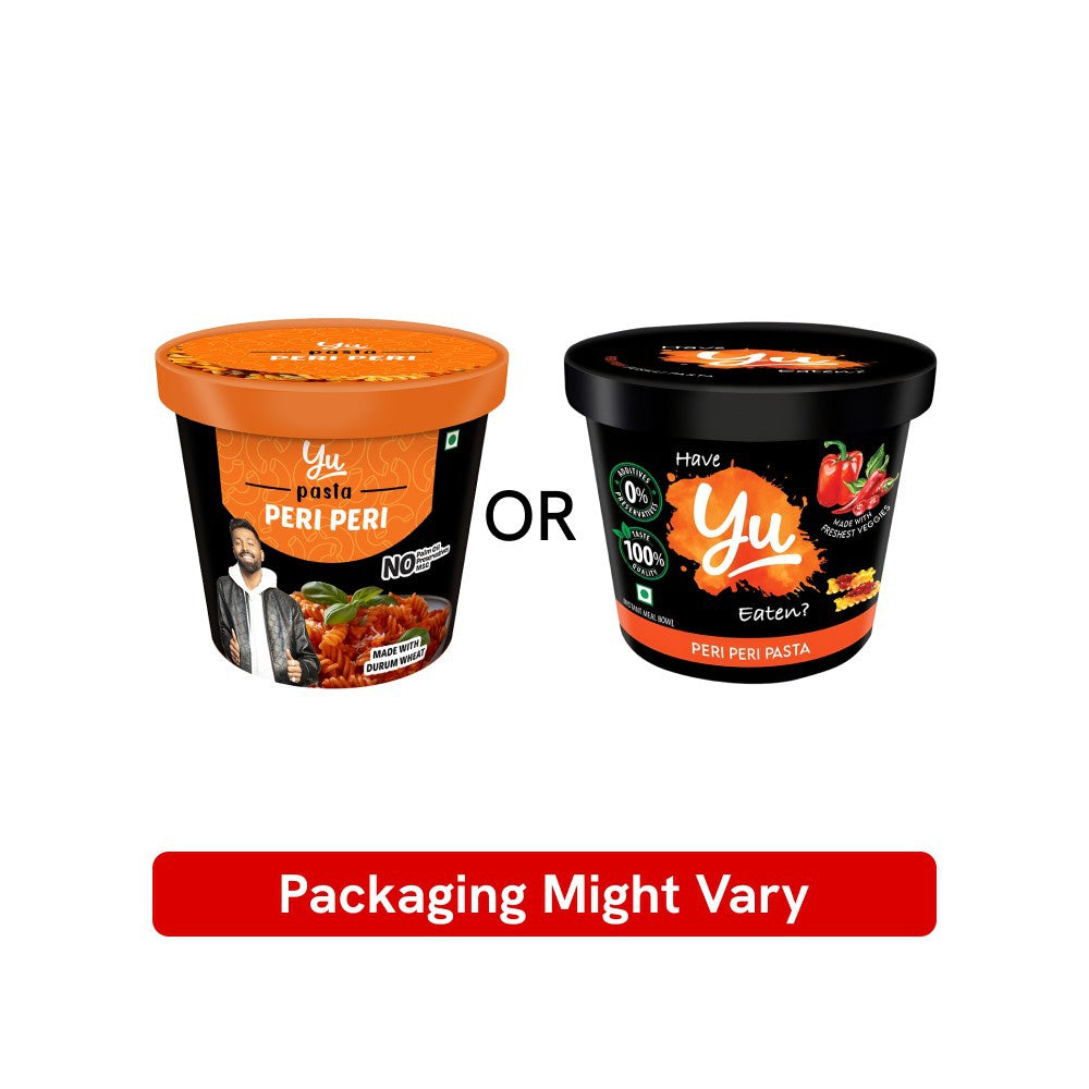 Yu Peri Peri Instant Pasta Cup - Pack of 3 : 3 x 60 g