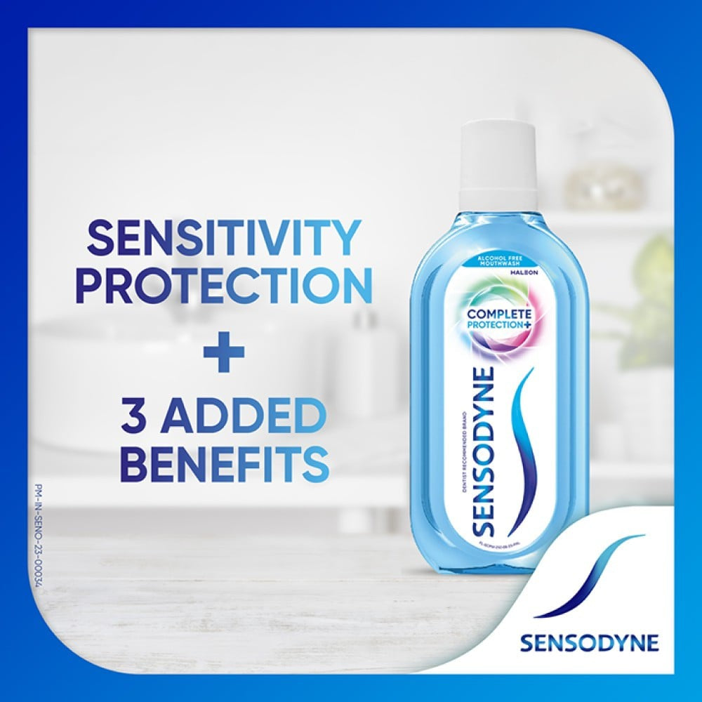 Sensodyne Complete Protection + Mouthwash (Alcohol Free) : 250 ml