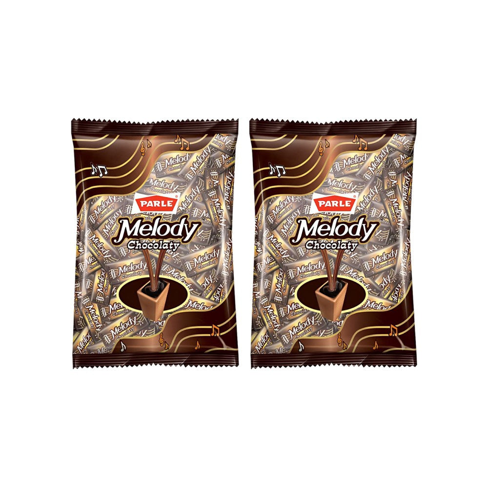 Parle Melody Chocolaty Candy - Pack of 2 : 2 x 371 g