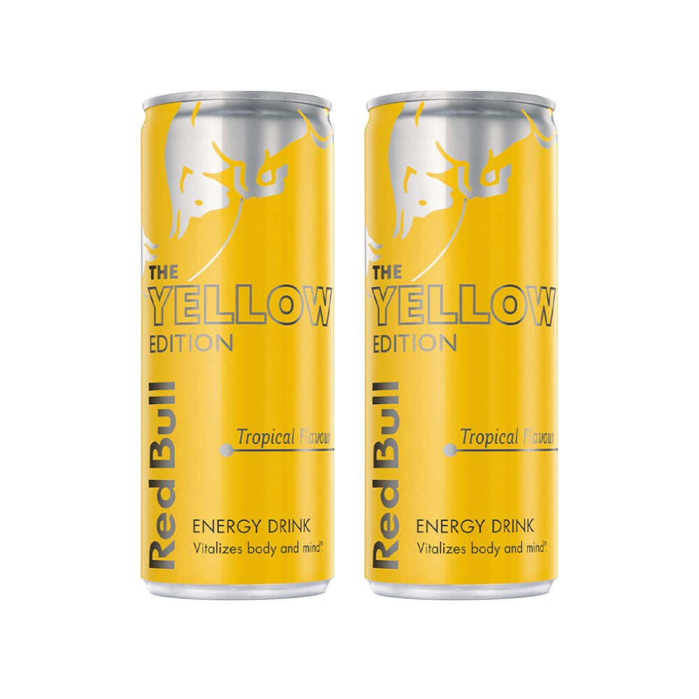 Red Bull Energy Drink - The Yellow Edition - Pack of 2 : 2 x 250 ml