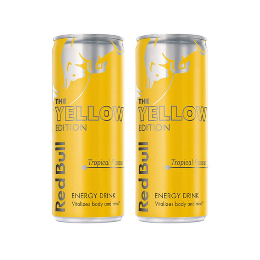 Red Bull Energy Drink - The Yellow Edition - Pack of 2 : 2 x 250 ml