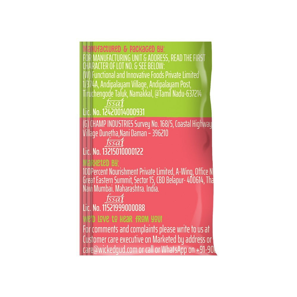 WickedGud Masala No Maida & No Oil Instant Noodles - Pack of 3 : 3 x 69 g