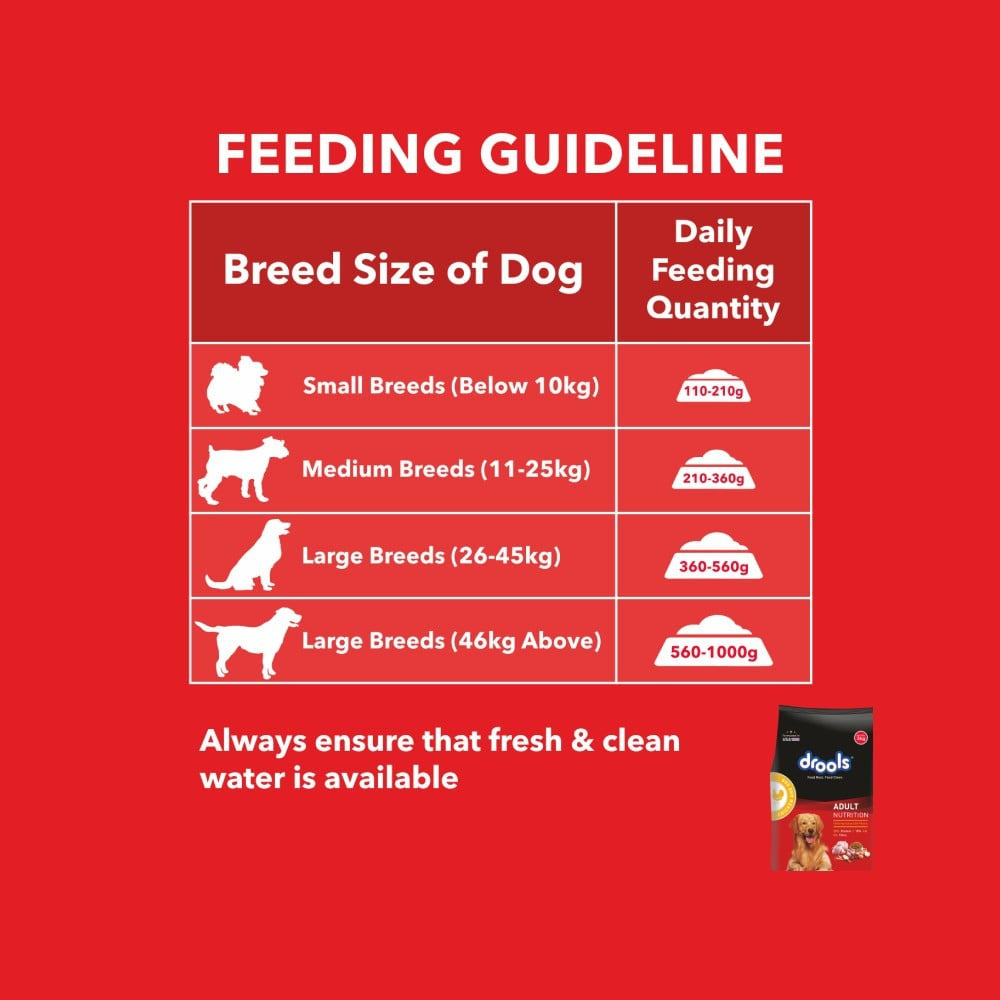 Drools Chicken & Egg Adult Dry Food - Free 1.2 kg : 3 kg + 1.2 kg