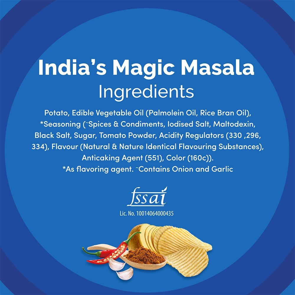 Lay's India's Magic Masala Potato Chips (143 g) : 143 g