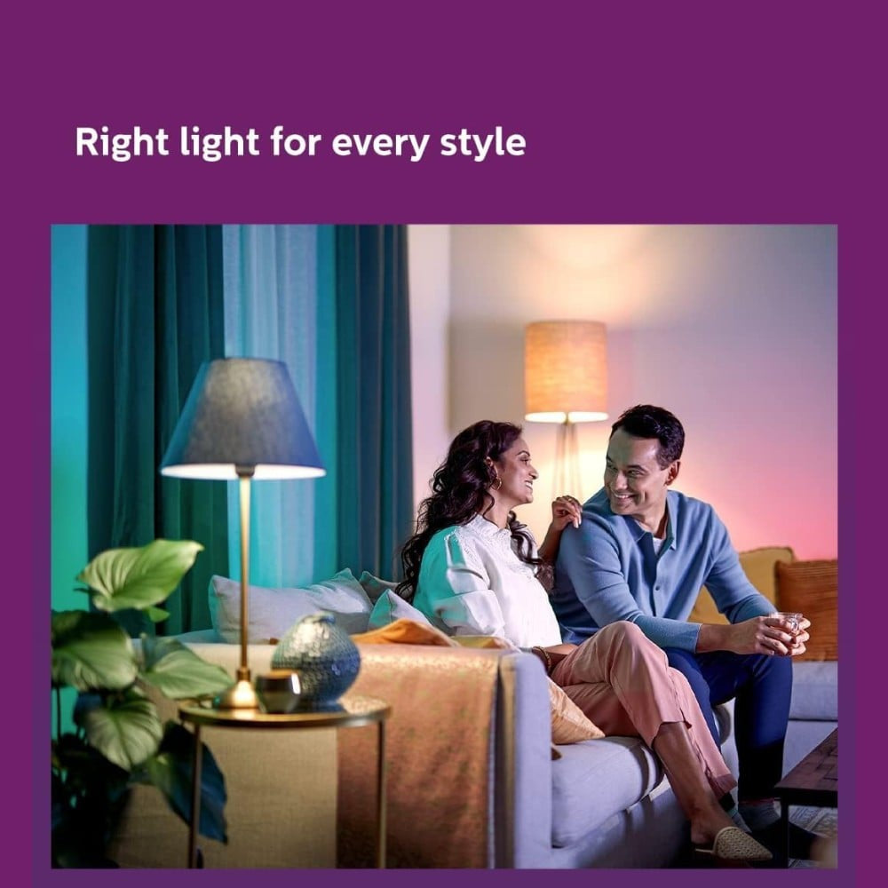 Philips Smart Wi-Fi 9 W LED Bulb Full Colour (Multicolour) : 1 pack