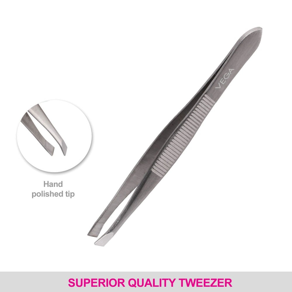 Vega Square Tip Tweezer : 1 piece