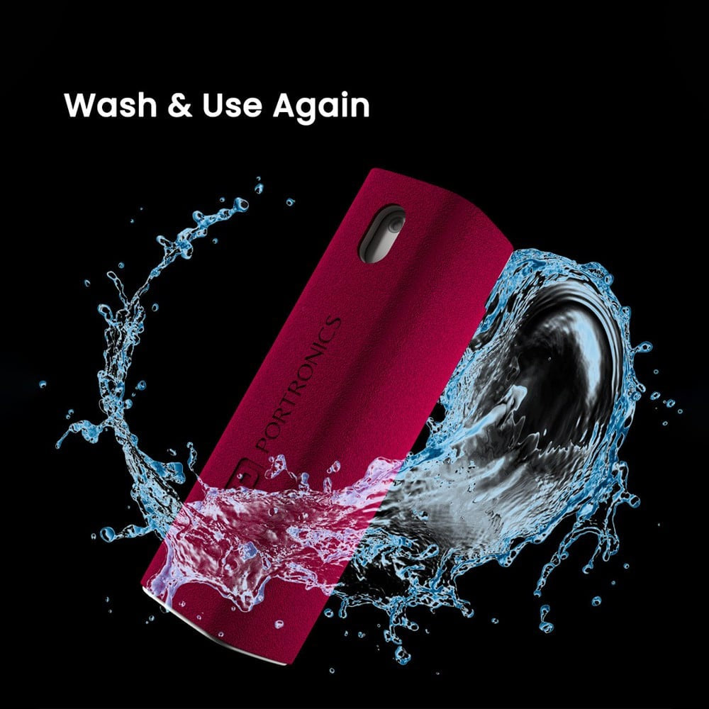 Portronics Swipe 2 Screen Gadget Cleaner (Spray, Red) : 1 unit