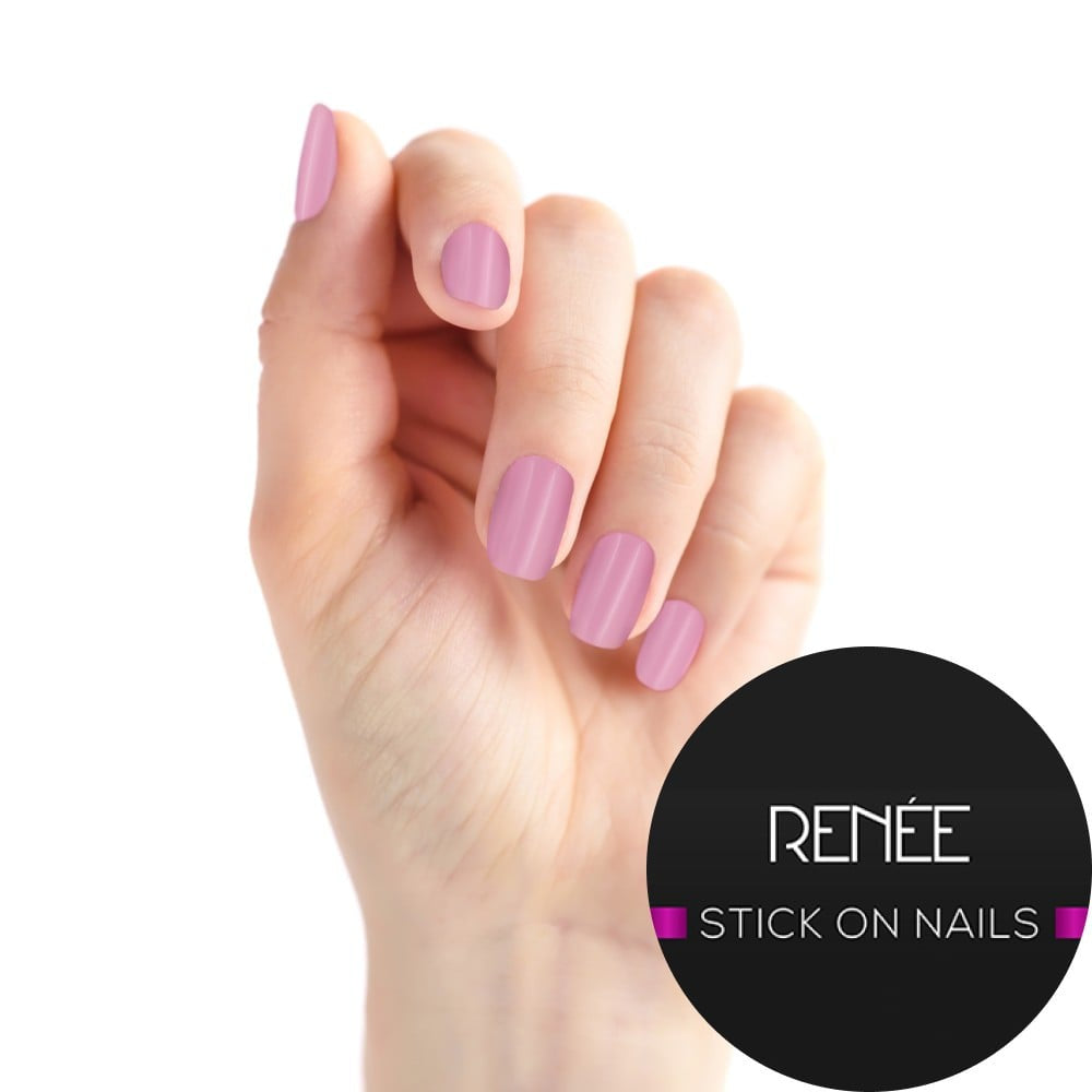 Renee Square Press On Nails (BN 03) : 1 pack (24 pieces)