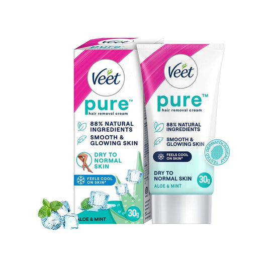 Veet Pure Hair Removal Cream (For Dry Skin) : 30 g