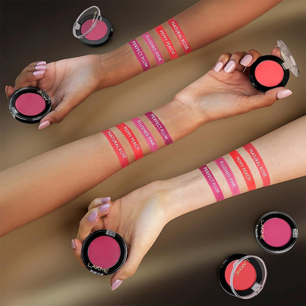 Lakme Face It Powder Blush (Flushed Pink) : 4 g
